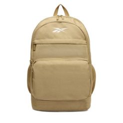 Plecak Reebok. Brązowe plecaki damskie Reebok, bez wzorów, sportowe. Za 129.99 zł.