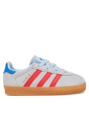Adidas Sneakersy Gazelle Comfort Closure Elastic Laces KI4037 Błękitny. Niebieskie buty sportowe dziewczęce Adidas, bez wzorów, ze skóry, bez zapięcia. Za 259.99 zł.