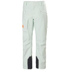 Spodnie narciarskie dla kobiet Helly Hansen Powderqueen. Zielone spodnie dresowe damskie Helly Hansen, bez wzorów. Za 1,229.00 zł.