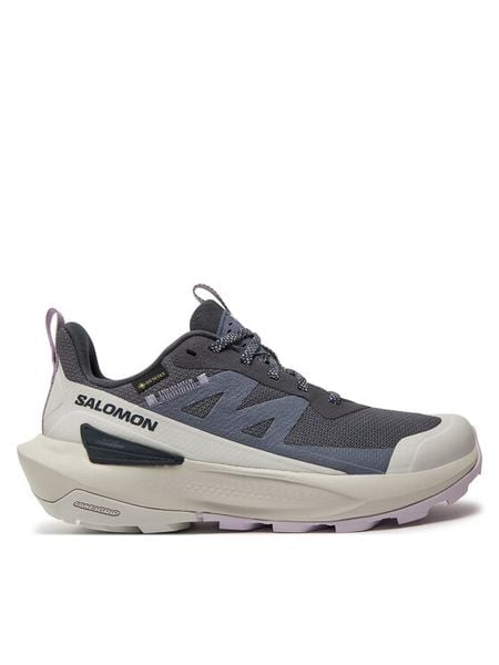 Salomon Sneakersy Elixir Activ Gore-Tex L47526500 Szary. Szare obuwie trekkingowe damskie Salomon. Za 569.99 zł.