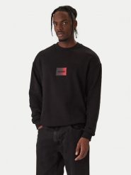 HUGO Bluza Danotop 50553134 Czarny Regular Fit. Czarne bluzy bez kaptura męskie Hugo, l, z bawełny. Za 549.99 zł.