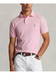 Ralph Lauren Underwear Koszulka polo w kolorze jasnoróżowym rozmiar: M. Różowe koszulki polo męskie Ralph Lauren Underwear, m, bez wzorów, z bawełny, bez ramiączek. Za 409.97 zł.