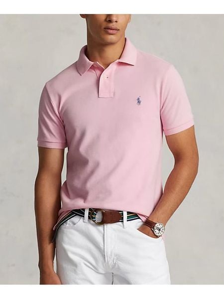 Ralph Lauren Underwear Koszulka polo w kolorze jasnoróżowym rozmiar: M. Różowe koszulki polo męskie Ralph Lauren Underwear, m, bez wzorów, z bawełny, bez ramiączek. Za 409.97 zł.