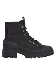 Pepe Jeans FOOTWEAR Botki w kolorze czarnym rozmiar: 40. Czarne botki damskie Pepe Jeans FOOTWEAR, z jeansu, bez obcasa, bez zapięcia. Za 199.49 zł.