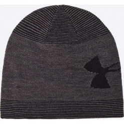 Under Armour - Czapka. Szare czapki męskie Under Armour, na zimę, bez wzorów, z dzianiny. W wyprzedaży za 69.90 zł.