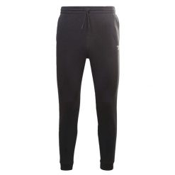 Spodnie treningowe męskie Reebok Left Leg Jogger. Czarne spodnie dresowe męskie Reebok, z dresówki. Za 179.00 zł.