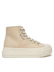 Tommy Jeans Trampki Foxing EN0EN02704 Beżowy. Brązowe trampki i tenisówki damskie Tommy Jeans, bez wzorów, z jeansu. Za 279.99 zł.