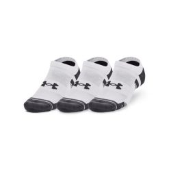 Under Armour PERFORMANCE COTTON 3PK NS Skarpetki unisex. Białe skarpetki męskie Under Armour, bez wzorów, z bawełny. Za 41.99 zł.