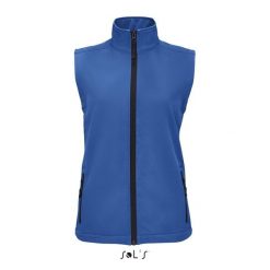 Kamizelka softshell SM damska Sol's Race Bw. Niebieskie kurtki softshell damskie SOL'S, m, bez wzorów, z elastanu, bez kaptura. Za 185.00 zł.