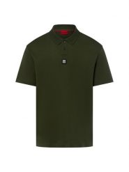 HUGO koszulka polo - Deabono_D Mężczyźni Bawełna zielony, S. Zielone koszulki polo męskie Hugo, m, bez wzorów, z bawełny, bez ramiączek. Za 349.95 zł.