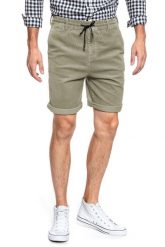 SPODENKI MUSTANG Palm Beach Shorts 1009603 6287. Zielone szorty męskie Mustang, z materiału, bez kołnierzyka. Za 159.99 zł.