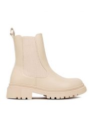 DeeZee Botki CEO-CS5819-03 Beżowy. Brązowe botki dziewczęce DeeZee, bez wzorów, z materiału, bez ramiączek. Za 149.99 zł.