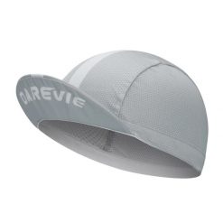Przewiewna czapka rowerowa - szara i biała. Białe czapki męskie DAREVIE, na lato, bez wzorów, z materiału, sportowe. Za 84.99 zł.