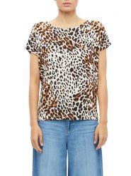 S.Oliver Koszulka Kobiety wiskoza beżowy|brązowy|czarny, 46. Brązowe t-shirty damskie S.Oliver, s, bez wzorów, z wiskozy, bez kołnierzyka. Za 109.95 zł.