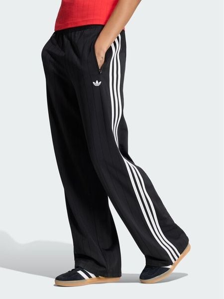 Adidas Spodnie dresowe Pinstripe Firebird KS6787 Czarny Loose Fit. Czarne spodnie dresowe damskie Adidas, xs, bez wzorów, z dresówki. Za 208.99 zł.