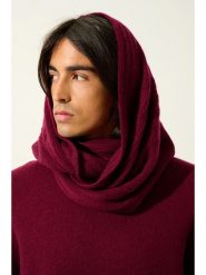 AUTHENTIC CASHMERE Kaszmirowy szal-koło "Tommy" w kolorze ciemnoczerwonym - 65 x 40 cm rozmiar: onesize. Czerwone szaliki i kominy damskie AUTHENTIC CASHMERE, bez wzorów, z kaszmiru. Za 289.88 zł.