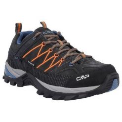 Buty trekkingowe męskie CMP Rigel Low Trekking Wp. Brązowe buty trekkingowe męskie CMP, z gumy, bez zapięcia, trekkingowe. W wyprzedaży za 359.99 zł.