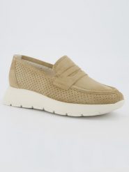 Paul Green Skórzane mokasyny w kolorze beżowym rozmiar: 42. Brązowe mokasyny damskie Paul Green. Za 383.93 zł.