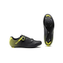 Buty rowerowe szosowe męskie NORTHWAVE CORE PLUS 2 czarne. Czarne buty trekkingowe męskie Northwave, bez zapięcia, rowerowe. Za 519.99 zł.