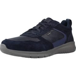 Buty GEOX U MONREALE Niebieski. Niebieskie buty fitness męskie Geox, na fitness i siłownię. Za 242.99 zł.