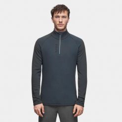 Bluza męska turystyczna Alpinus Tirol 1/3 zipper. Niebieskie bluzy bez kaptura męskie Alpinus, m. Za 299.00 zł.