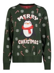 Sublevel Sweter w kolorze ciemnozielonym rozmiar: M. Zielone swetry klasyczne damskie Sublevel, m, bez wzorów, bez kołnierzyka. Za 113.36 zł.