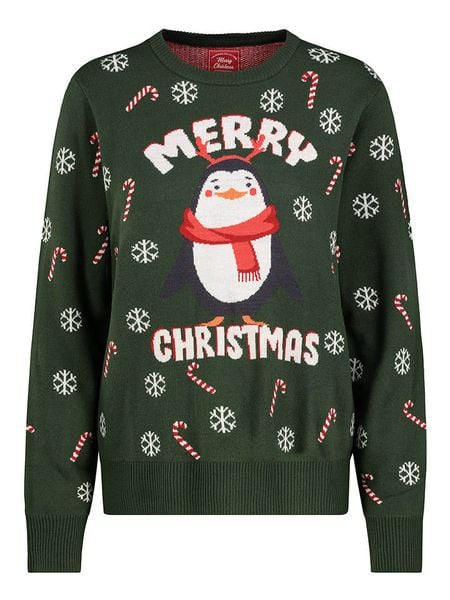 Sublevel Sweter w kolorze ciemnozielonym rozmiar: M. Zielone swetry klasyczne damskie Sublevel, m, bez wzorów, bez kołnierzyka. Za 113.36 zł.