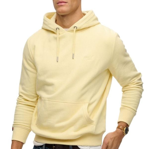 Bluza z kapturem Superdry Essential Logo HB. Żółte bluzy z kapturem męskie Superdry., s, z bawełny. Za 353.60 zł.