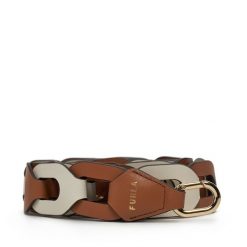 Pasek Damski Furla. Brązowe paski damskie Furla, bez wzorów. Za 319.99 zł.
