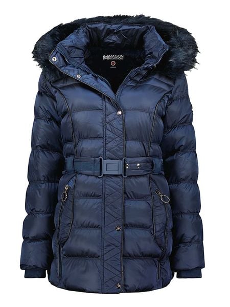 Maison Montaigne Parka "Aimeraumai" w kolorze granatowym rozmiar: XXL. Niebieskie parki damskie Maison Montaigne, xxl, z aplikacjami, z tkaniny. Za 260.99 zł.