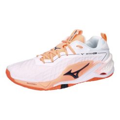 Buty halowe Mizuno Wave Stealth Neo 2.1. Białe buty wizytowe męskie Mizuno, z materiału, bez zapięcia. Za 761.50 zł.