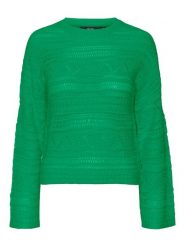 Vero Moda Sweter w kolorze zielonym rozmiar: M. Zielone swetry klasyczne damskie Vero Moda, m, ze splotem, bez kołnierzyka. Za 74.63 zł.