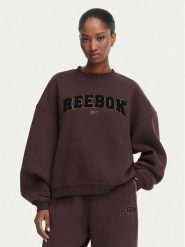 Reebok Bluza Inka RK25686CCW Brązowy Oversize. Brązowe bluzy bez kaptura damskie Reebok, xl, z syntetyku. Za 219.99 zł.