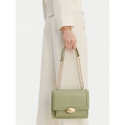 Torebka GINO ROSSI. Zielone torebki klasyczne damskie Gino Rossi, bez wzorów, wizytowe, bez kołnierzyka, bez ramiączek. Za 299.99 zł.