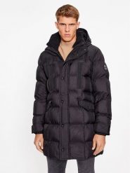BOSS Płaszcz zimowy Olomi 50498233 Czarny Regular Fit. Czarne płaszcze męskie Boss, na zimę, m, bez wzorów, z syntetyku. Za 2,019.00 zł.