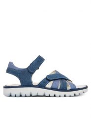 Primigi Sandały 1388933 S Granatowy. Niebieskie sandały dziewczęce Primigi, ze skóry, bez zapięcia. Za 279.99 zł.