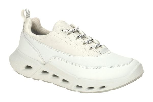 Buty sportowe damskie Ecco Biom 720 Lea GTXS. Białe buty sportowe na co dzień damskie ECCO, bez wzorów, z gore-texu, trekkingowe. Za 710.50 zł.