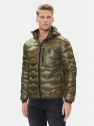 Blauer Kurtka puchowa 25WBLUC03074006355 Zielony Regular Fit. Zielone kurtki męskie Blauer, l, bez wzorów, z puchu, bez kaptura. Za 1,789.00 zł.