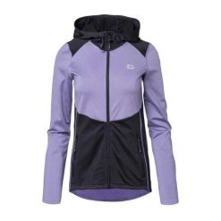 Bluza Rozpinana Damska Veris. Czarne bluzy sportowe damskie IQ, s, bez wzorów, z elastanu, bez ramiączek, długie, z kapturem. Za 201.57 zł.