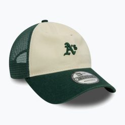 Czapka z daszkiem New Era 9Twenty Trucker Oakland Athletics. Brązowe czapki męskie New Era, bez wzorów. Za 119.99 zł.