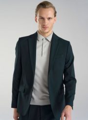 PAKO LORENTE – Wełniana zielona marynarka garniturowa. Zielone marynarki męskie Pako Lorente, bez wzorów, z wełny. Za 1,189.99 zł.