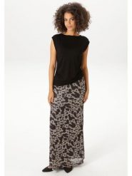 Aniston Spódnica w kolorze szaro-czarnym rozmiar: 44. Szare spódniczki damskie Aniston, bez wzorów, z podwyższonym stanem, maxi, proste. Za 130.99 zł.