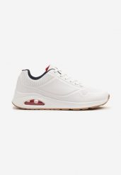 Biało-Granatowe Buty Sportowe Sneakersy z Przezroczystą Wstawką Danorielis. Białe buty sportowe na co dzień męskie Born2be, z jeansu, bez zapięcia. Za 99.99 zł.