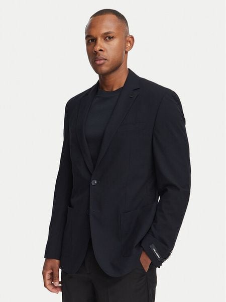KARL LAGERFELD Marynarka 155280-562034 Granatowy Slim Fit. Niebieskie marynarki męskie Karl Lagerfeld, bez wzorów, z syntetyku. Za 1,409.00 zł.