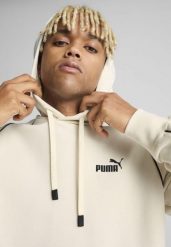 Męska bluza z kapturem PUMA Sport PUMA Alpine Snow White. Białe bluzy sportowe męskie Puma, na wiosnę, bez wzorów, z gumy, klasyczne, bez kołnierzyka, bez ramiączek. Za 246.65 zł.