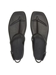 Crocs Sandały Miami Thong Sandal 209793 Czarny. Czarne sandały damskie Crocs, bez wzorów, z tworzywa sztucznego, bez obcasa, na płaskiej podeszwie. Za 179.99 zł.