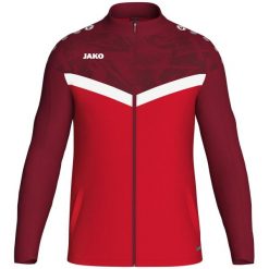 Poliestrowa bluza dresowa Jako Iconic. Czerwone bluzy bez kaptura męskie Jako, l, z dresówki. Za 288.50 zł.