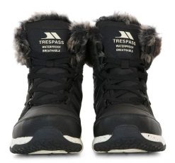Trespass Kenna - Buty damskie czarne. Czarne obuwie trekkingowe damskie Trespass, na zimę. Za 441.83 zł.