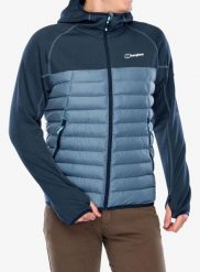 Kurtka hybrydowa męska Berghaus Urban Pravitale Hybrid. Niebieskie kurtki męskie Berghaus, l, bez wzorów, z materiału, bez kaptura. Za 461.99 zł.