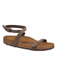 Birkenstock Sandały "Daloa" w kolorze brązowym rozmiar: 39. Brązowe sandały damskie Birkenstock, bez wzorów, bez obcasa. Za 212.67 zł.